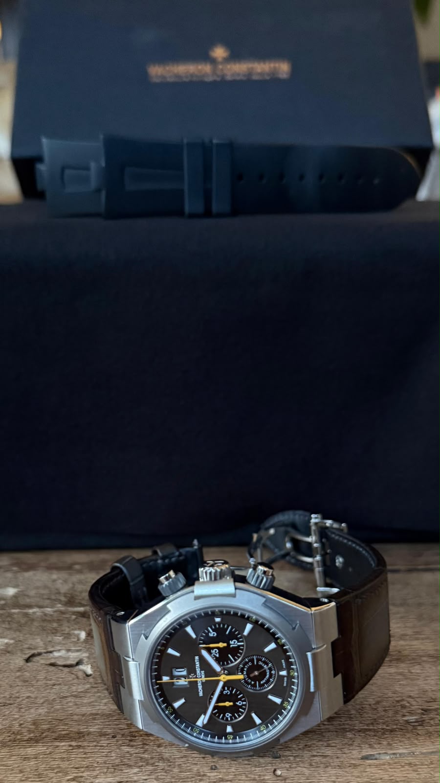 Vacheron Constantin Overseas Chronograph "Deep Stream", Reference 49150/000W-9501 Vacheron Constantin