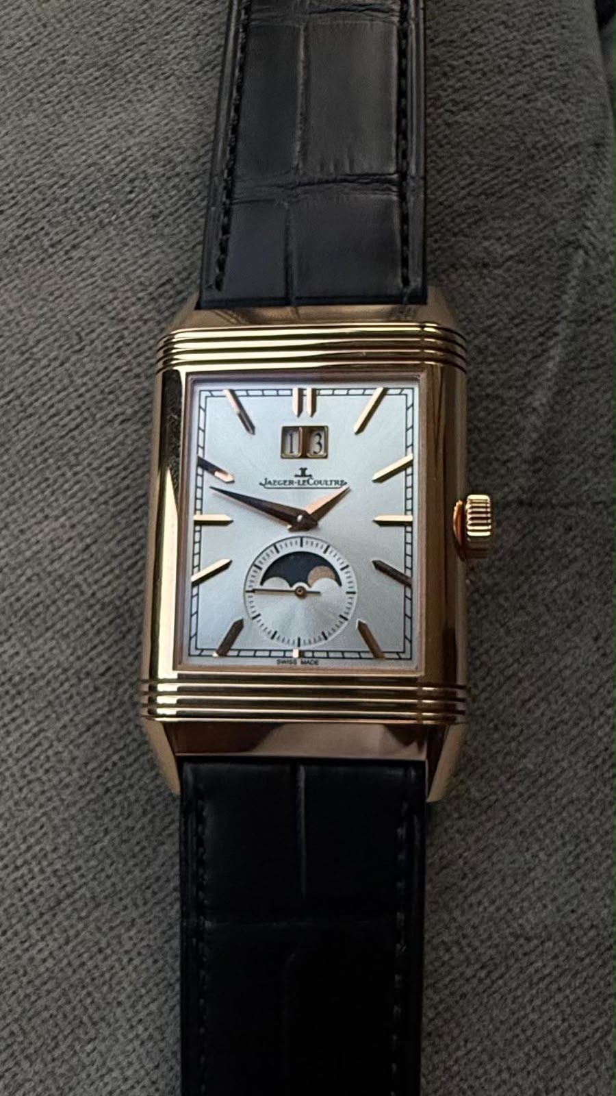Jaeger-LeCoultre Reverso Tribute Nonantième, Reference Q711252J. Jaeger-LeCoultre