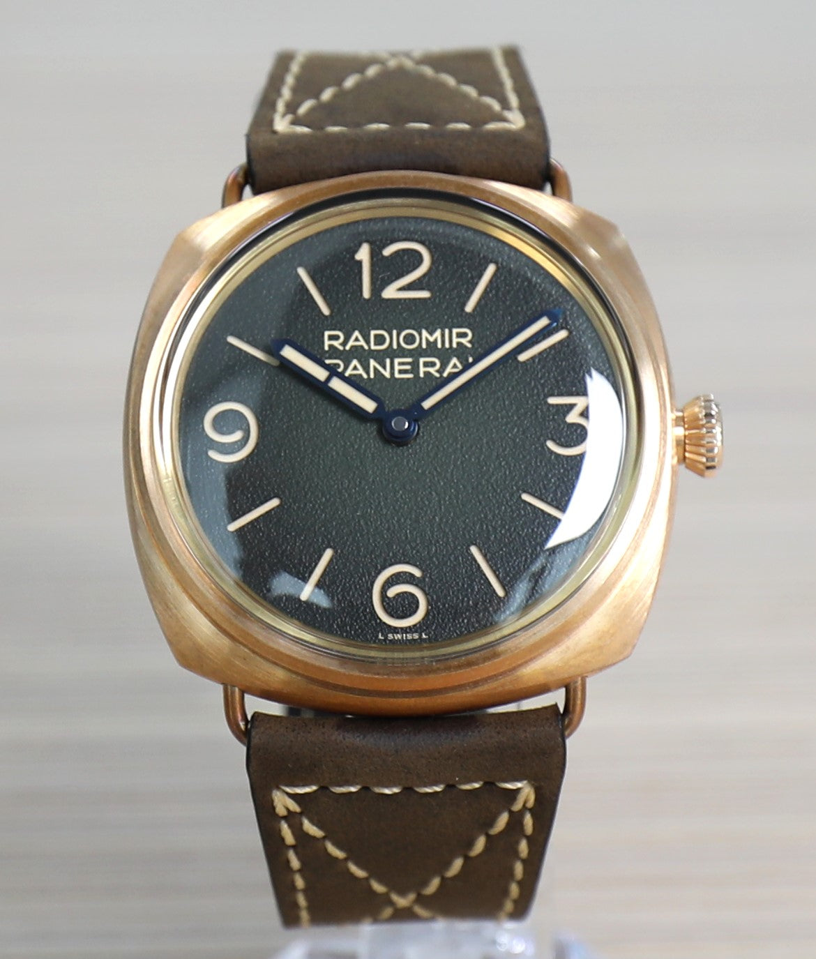 Panerai Radiomir – 3Days 47mm – Bronze Green Dial – PAM00760 – New – Full Set - Azzam Watches 