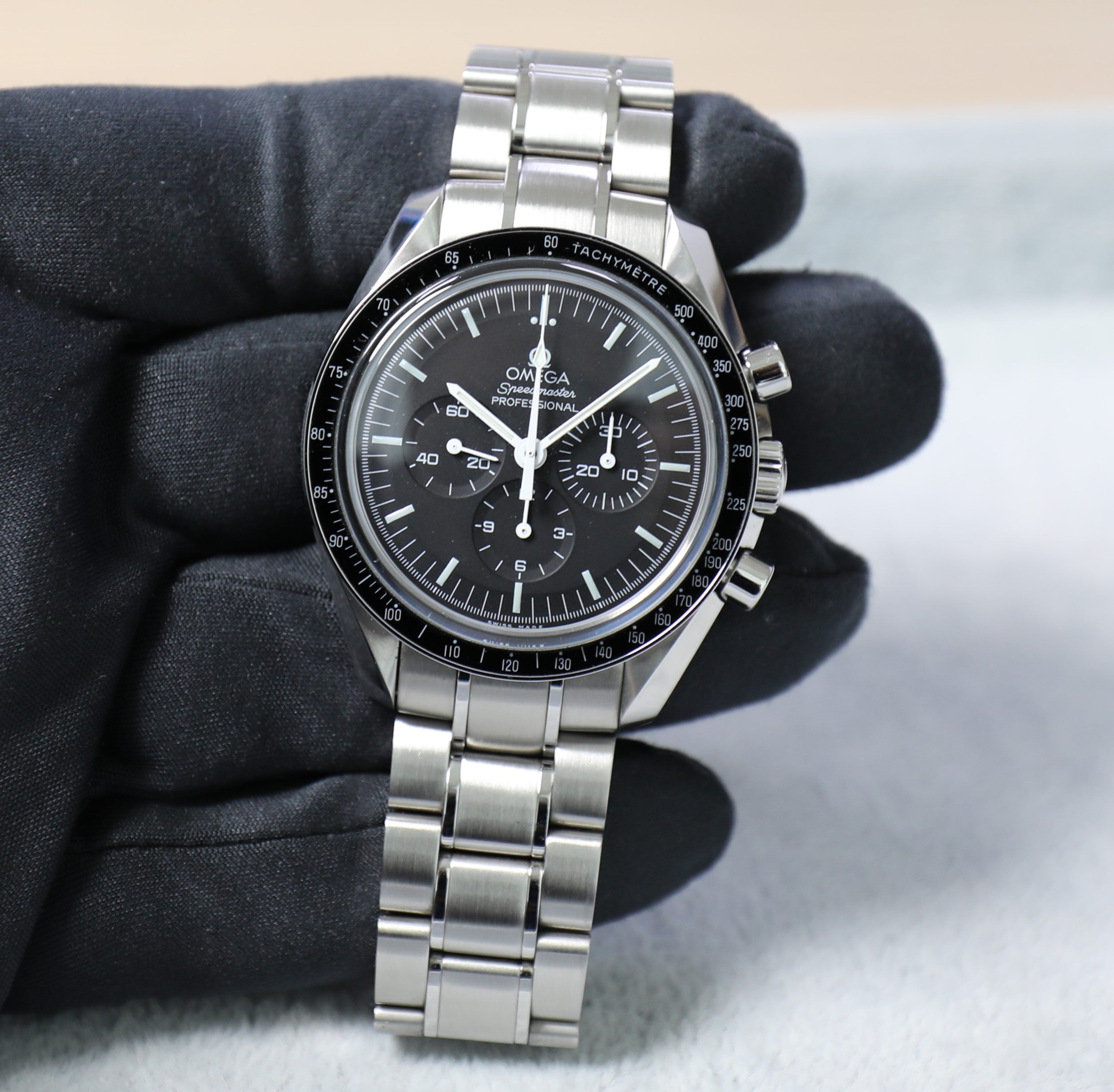 Omega Speedmaster Professional Moonwatch – 1861 – Sapphire Dome and CasebacksBack – Unworn - Azzam Watches 