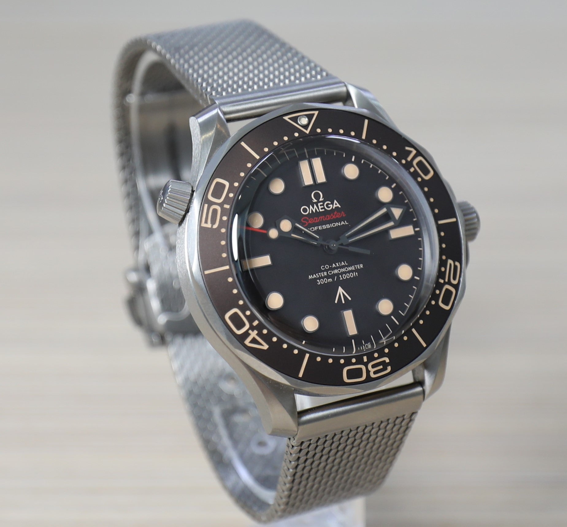 Omega Seamaster Diver 300M James Bond Edition 007 – No Time to Die -Titanium – New – full set - Azzam Watches 