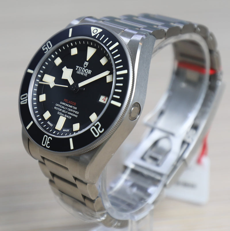 Tudor Pelagos – Titanium – 42mm – LHD Lefty – New – Full Set - Azzam Watches 