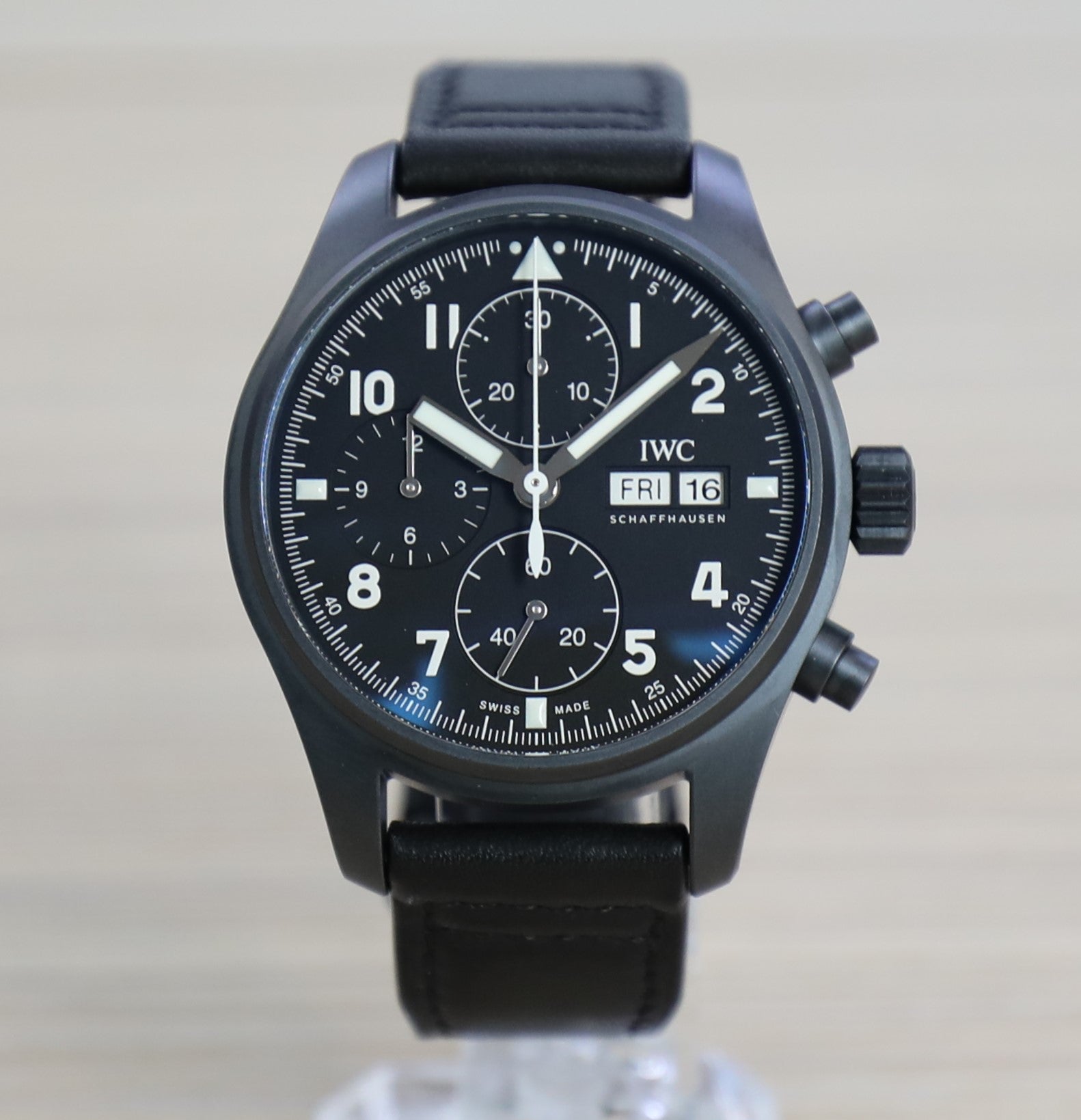 IWC Pilot Chronograph – Tribute to 3705 Limited Edition – Very good Conditions – Full Set - Azzam Watches 