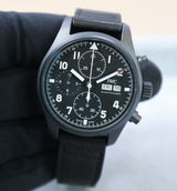 IWC Pilot Chronograph – Tribute to 3705 Limited Edition – Very good Conditions – Full Set - Azzam Watches 