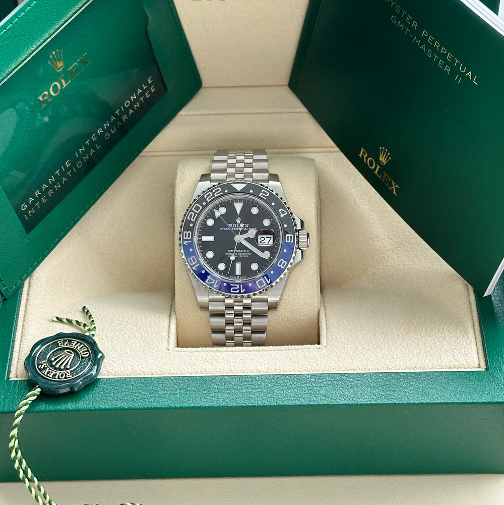 Rolex GMT Master II 126710BLNR-0002 Batgirl Jubilee 40mm Stainless Steel Blue And Black Ceramic