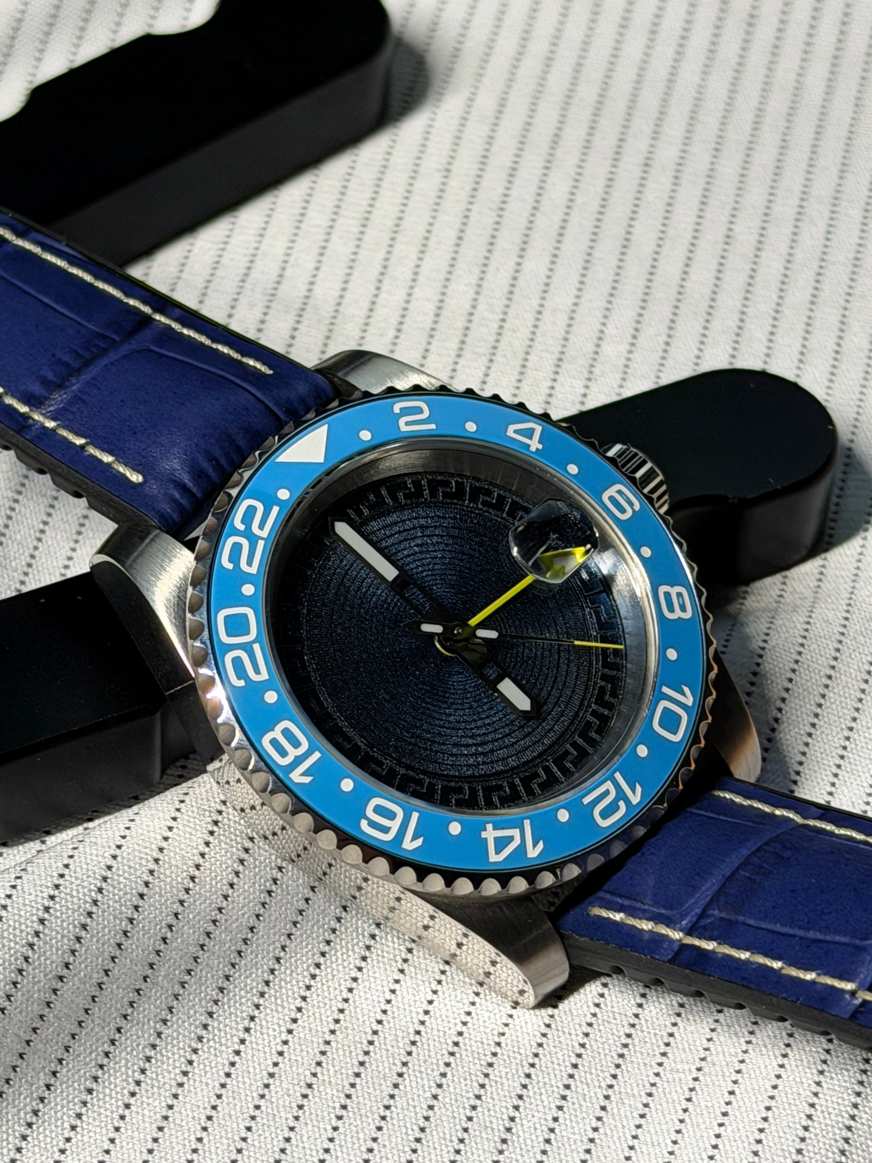 The Aegean Horizon GMT: Titanium & Sapphire Edition Horologist