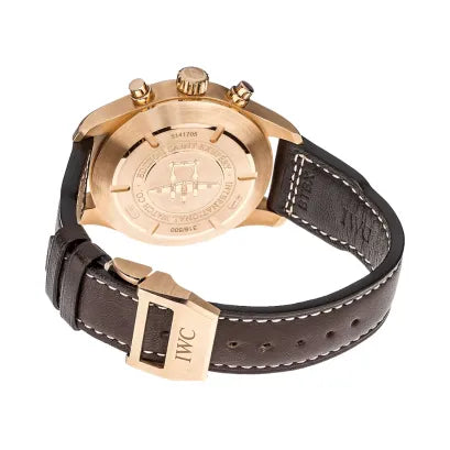 IWC Pilot’s Chronograph Antoine De Saint Exupery IW387805 Rose Gold Automatic Brown Dial