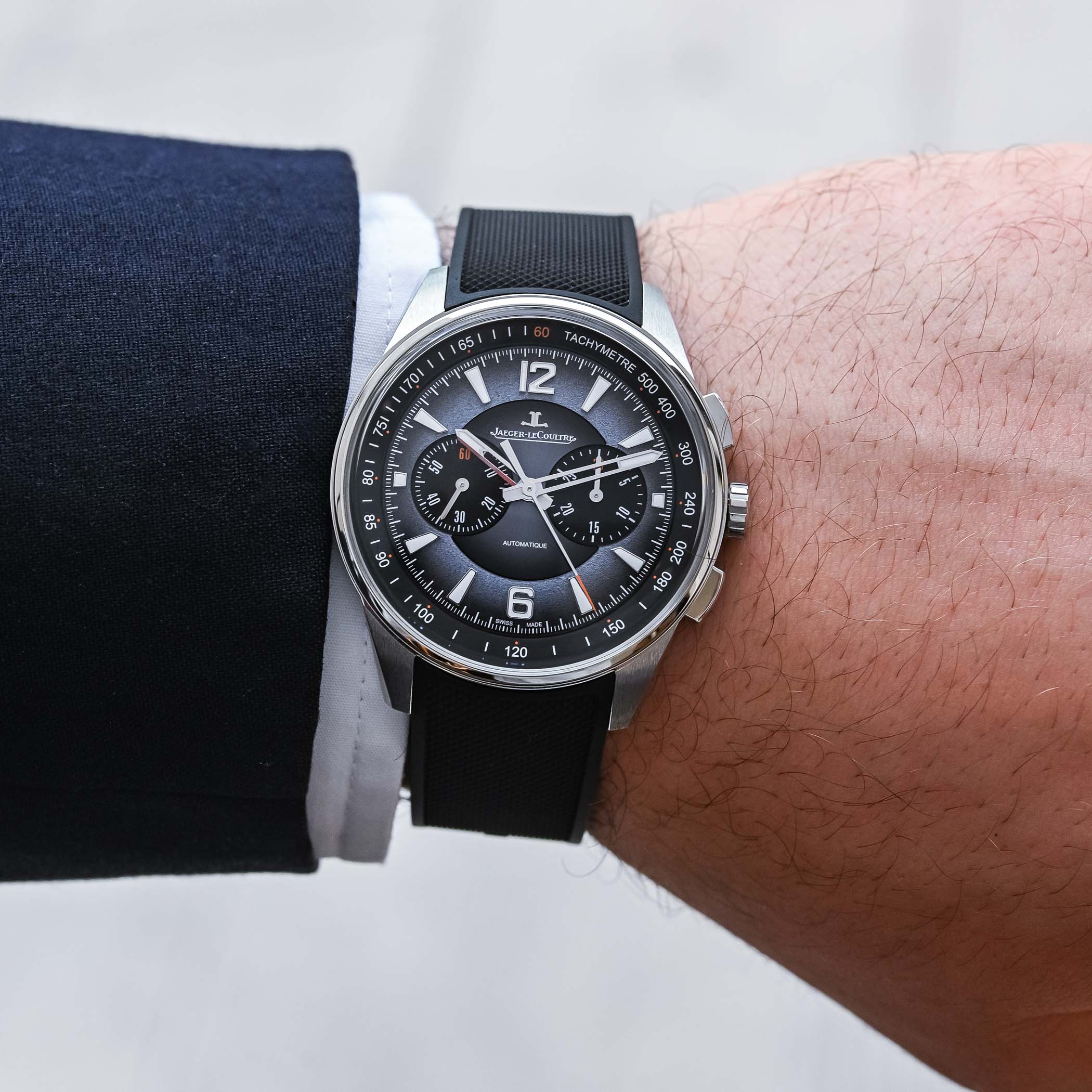 Polaris 42 mm Automatic Stainless Steel Chronograph Watch Jaeger-LeCoultre