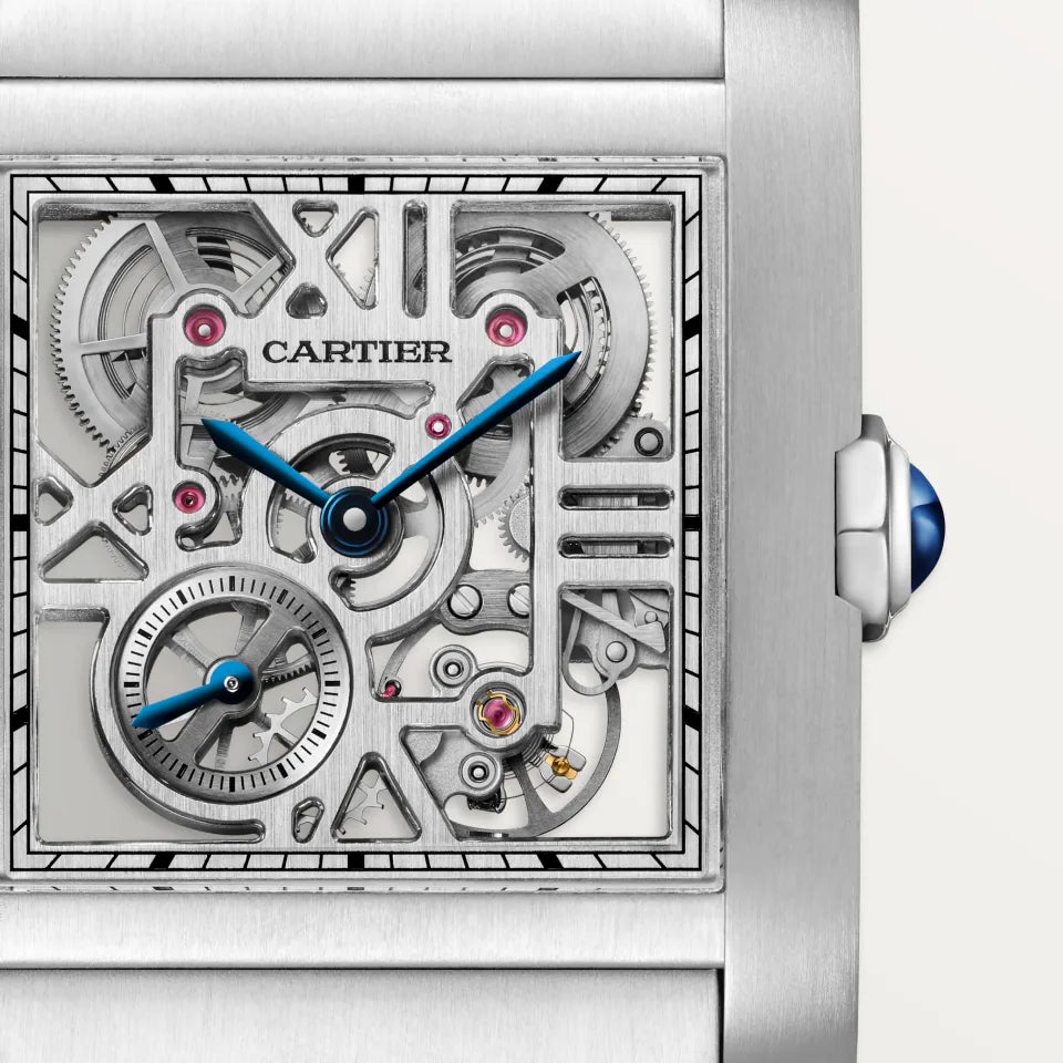 Tank Française skeleton watch Cartier