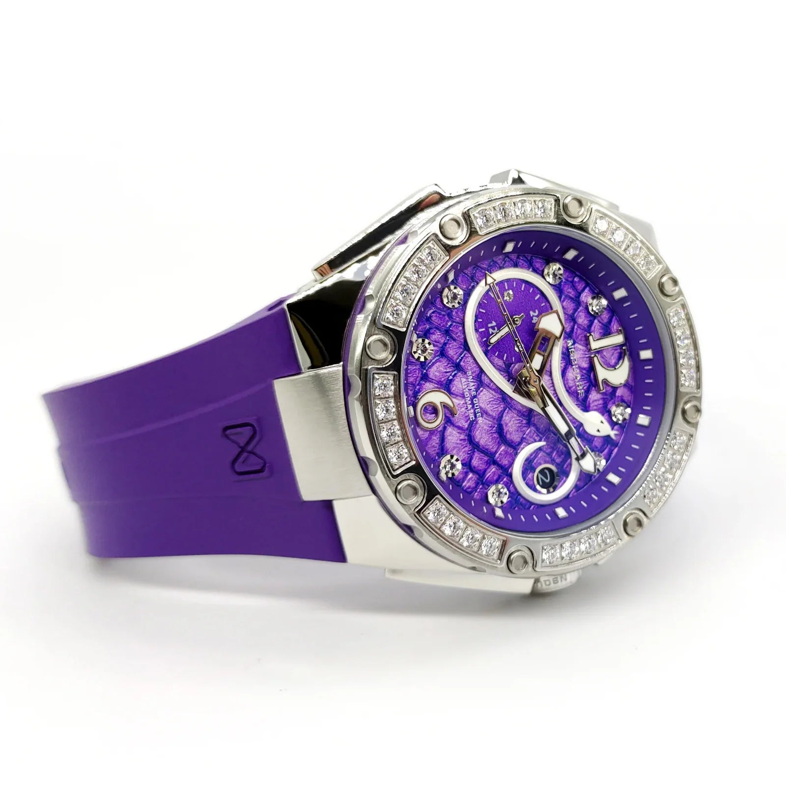 SnakeQueen Automatic 39mm Purple L0472-N48.7 NSquare