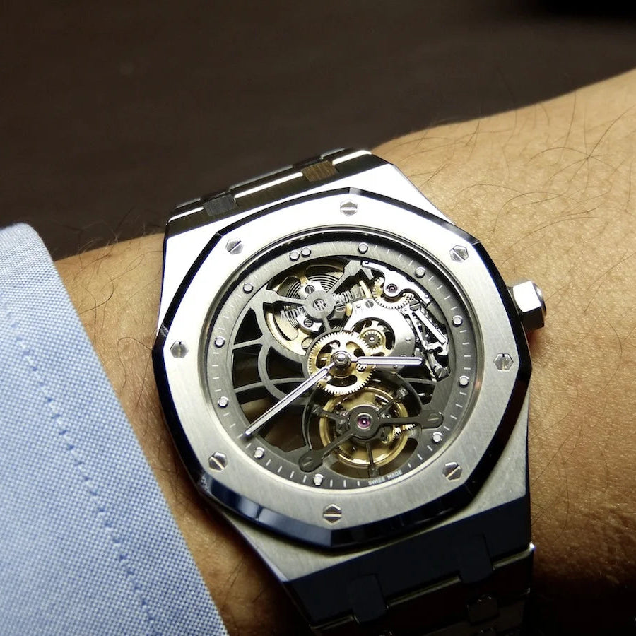 Audemars Piguet Royal Oak 26511PT.OO.1220PT.01 Tourbillon Skeleton Dial Men’s Watch