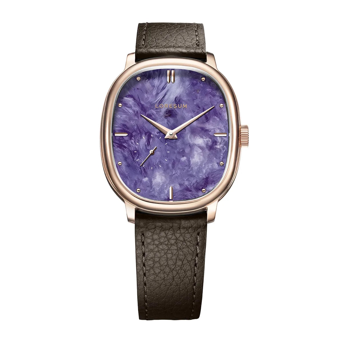 LS06 Charoite Rose Gold Plated LS06-PU-RG Loresum