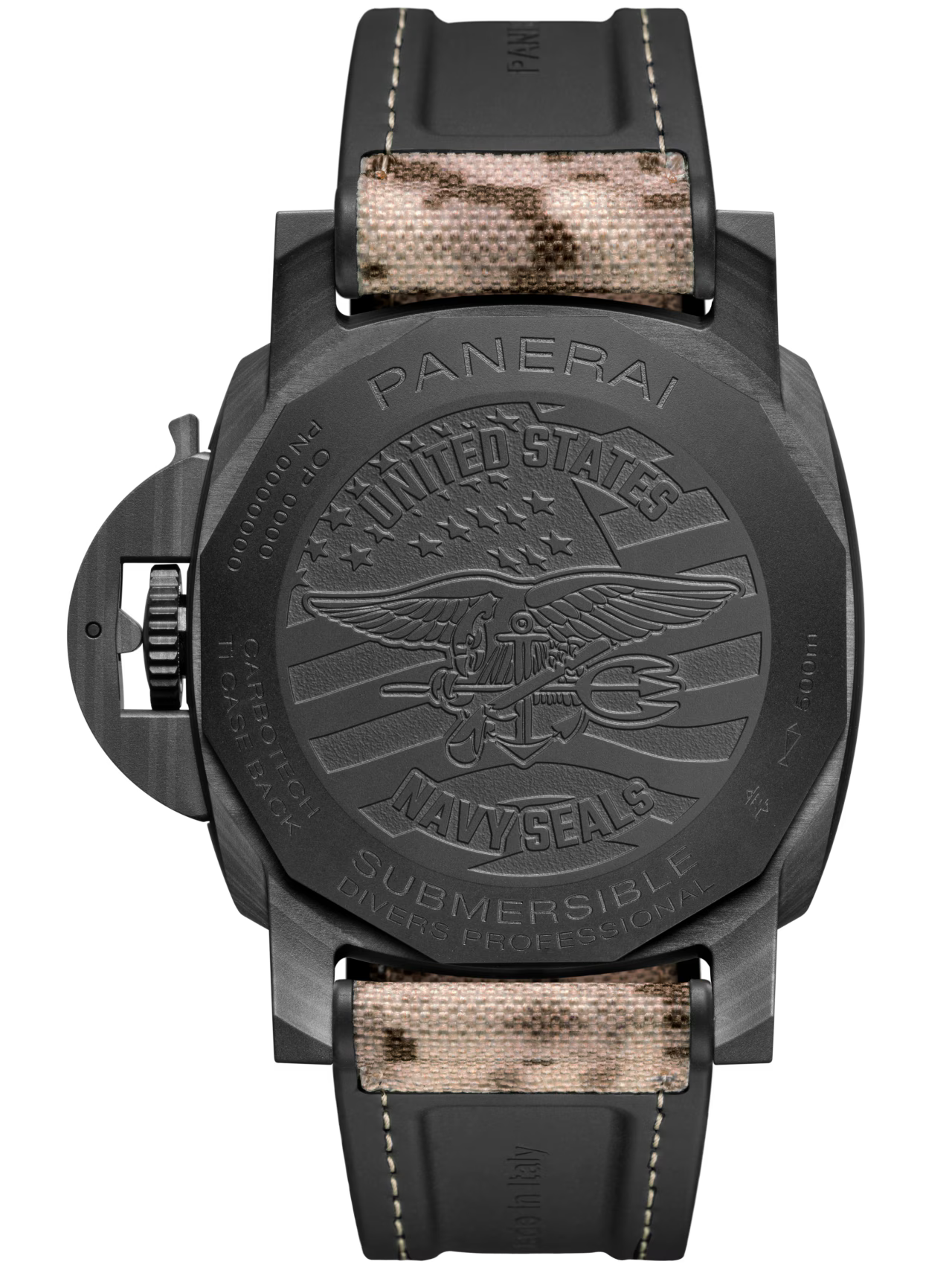 Submersible Navy SEALs GMT 44mm, Carbotech™ PAM01513