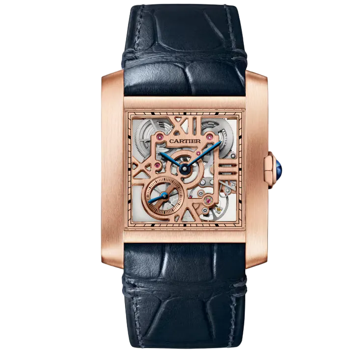 Tank Française skeleton watch Cartier