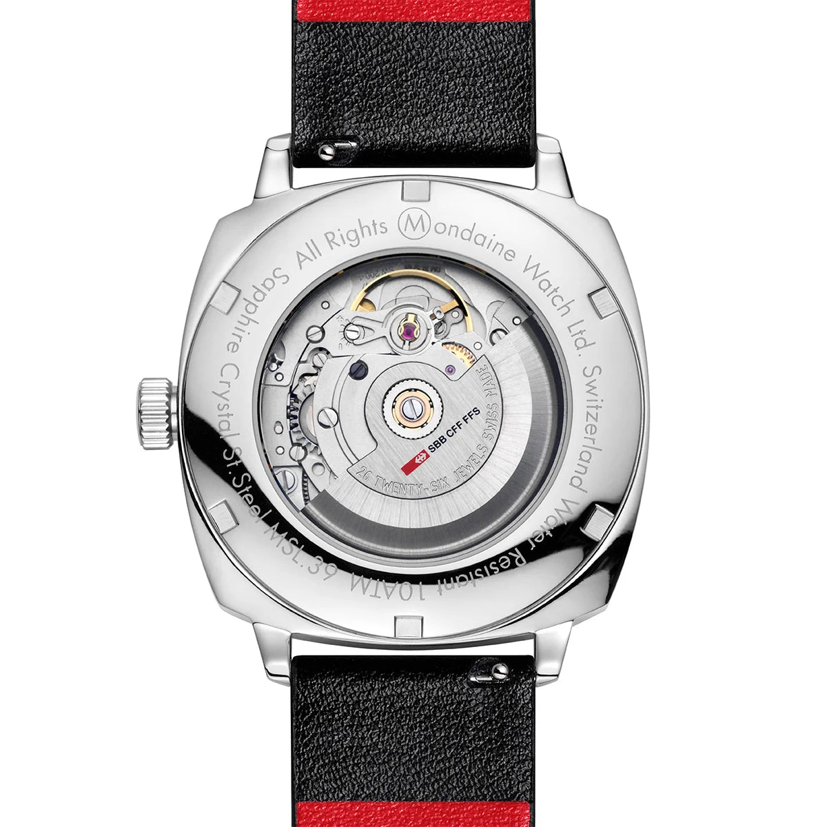 Cushion Automatic 39mm MSL.3961B.LBV Mondaine