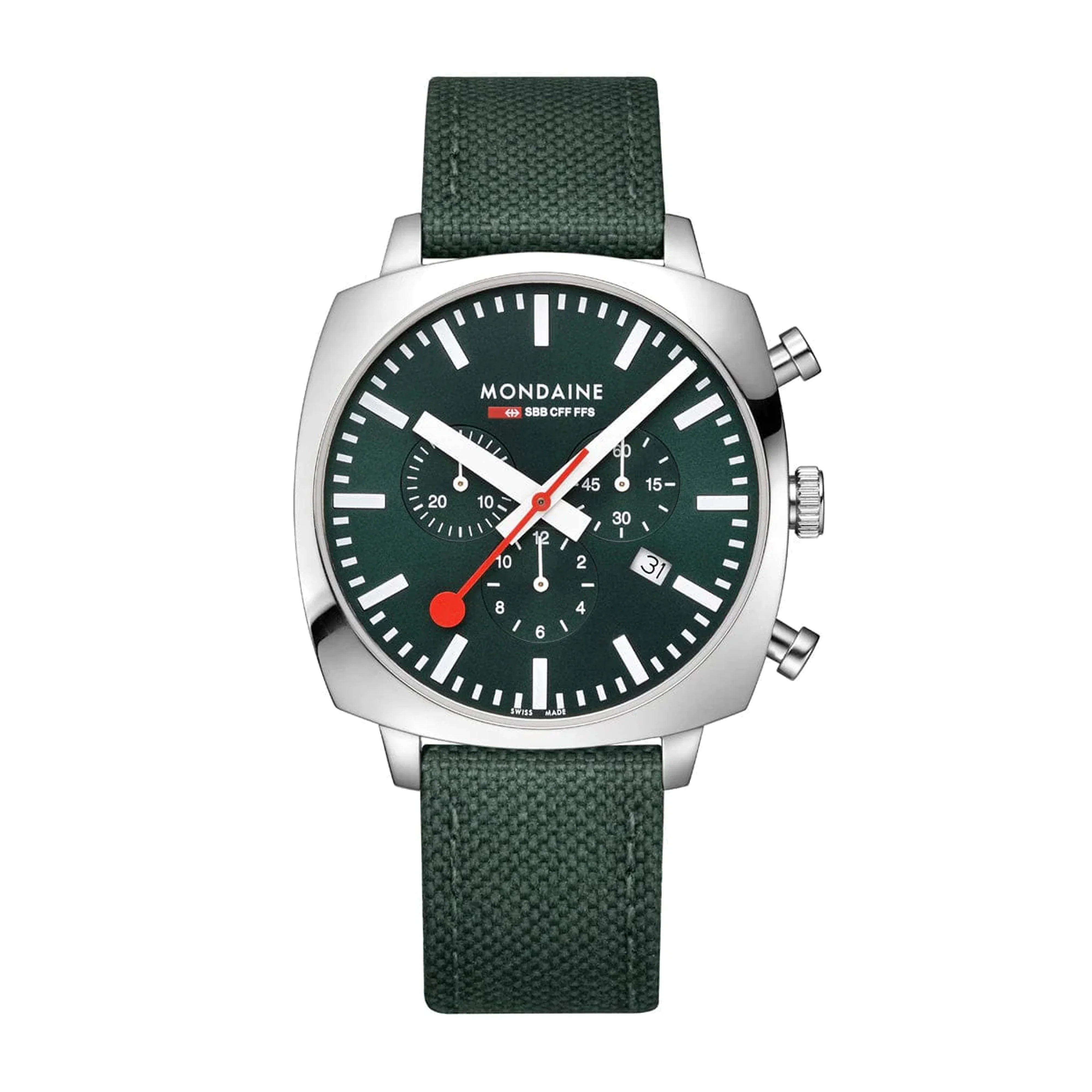 Grand Cushion 41mm Chronograph MSL.41460.LF.SET Mondaine