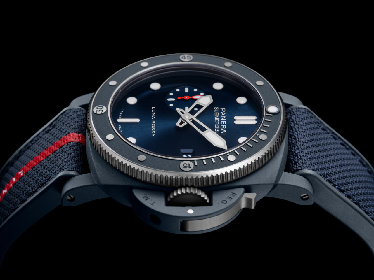 Submersible Luna Rossa 44mm, Ti-Ceramitech™ PAM01466 Panerai