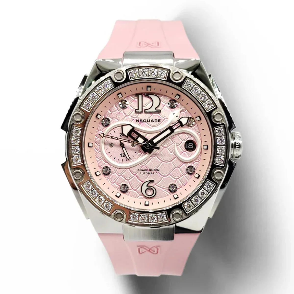 SnakeQueen Automatic 39mm Pure Pink L0472-N48.9 NSquare