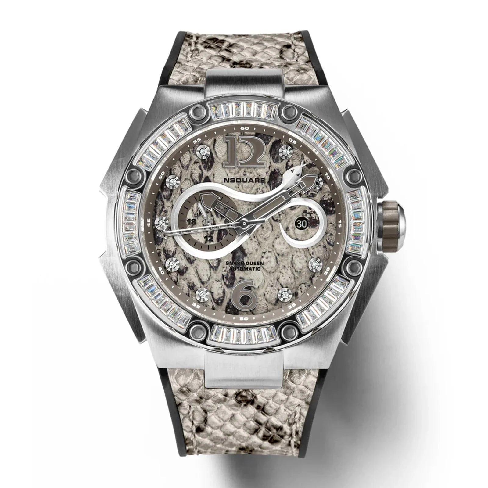 SnakeQueen Automatic 46mm White L0471-N11.2 NSquare