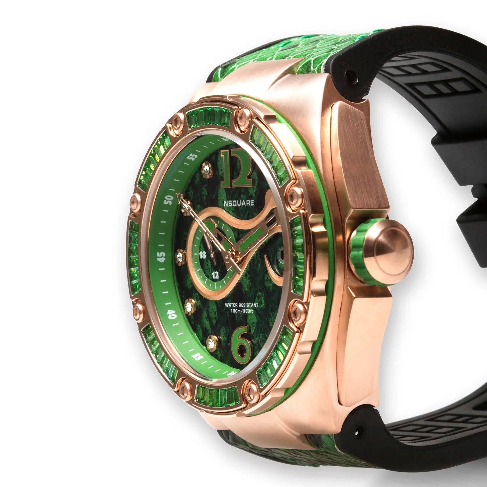 SnakeQueen Automatic 46mm Spring Green L0471-N11.3 NSquare