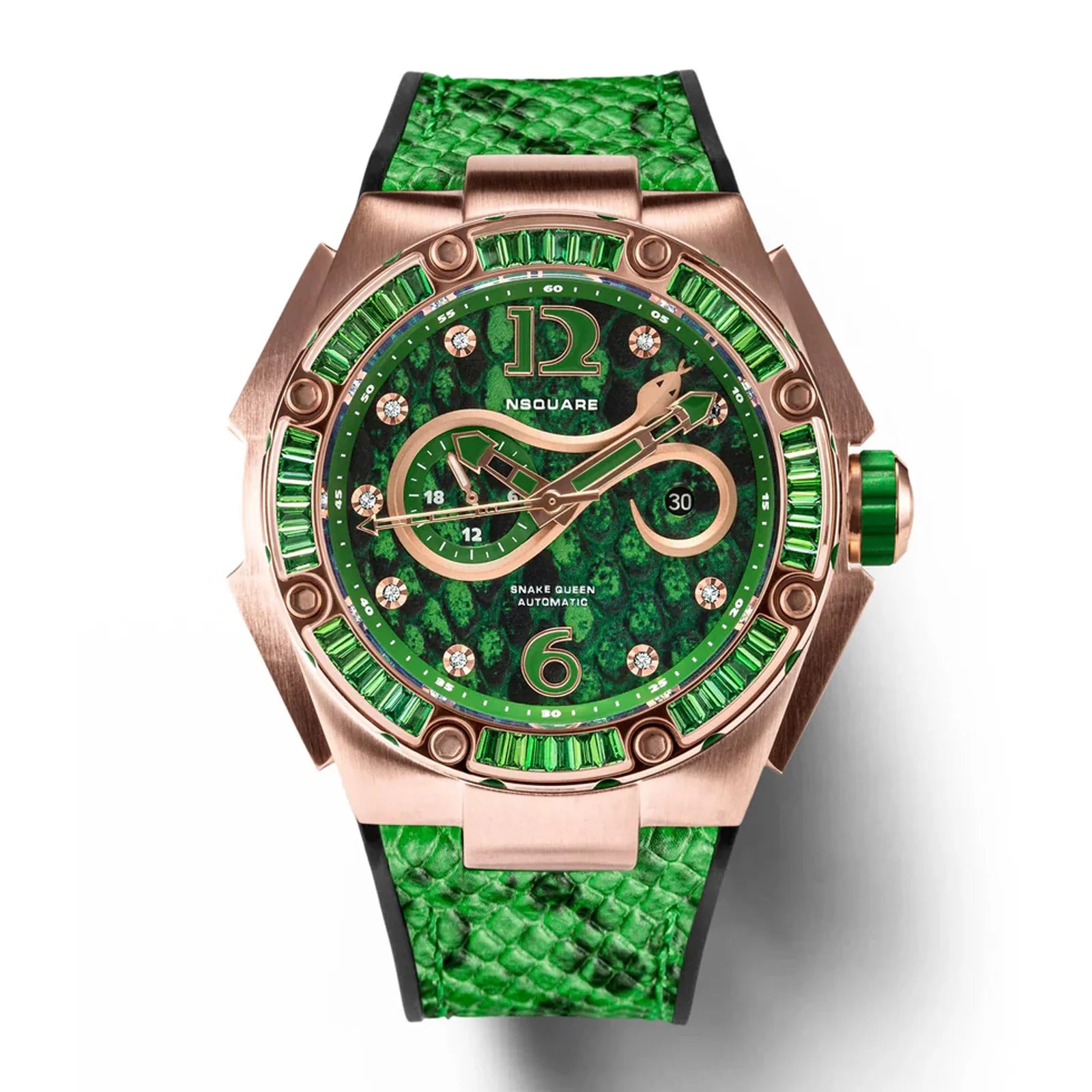 SnakeQueen Automatic 46mm Spring Green L0471-N11.3 NSquare