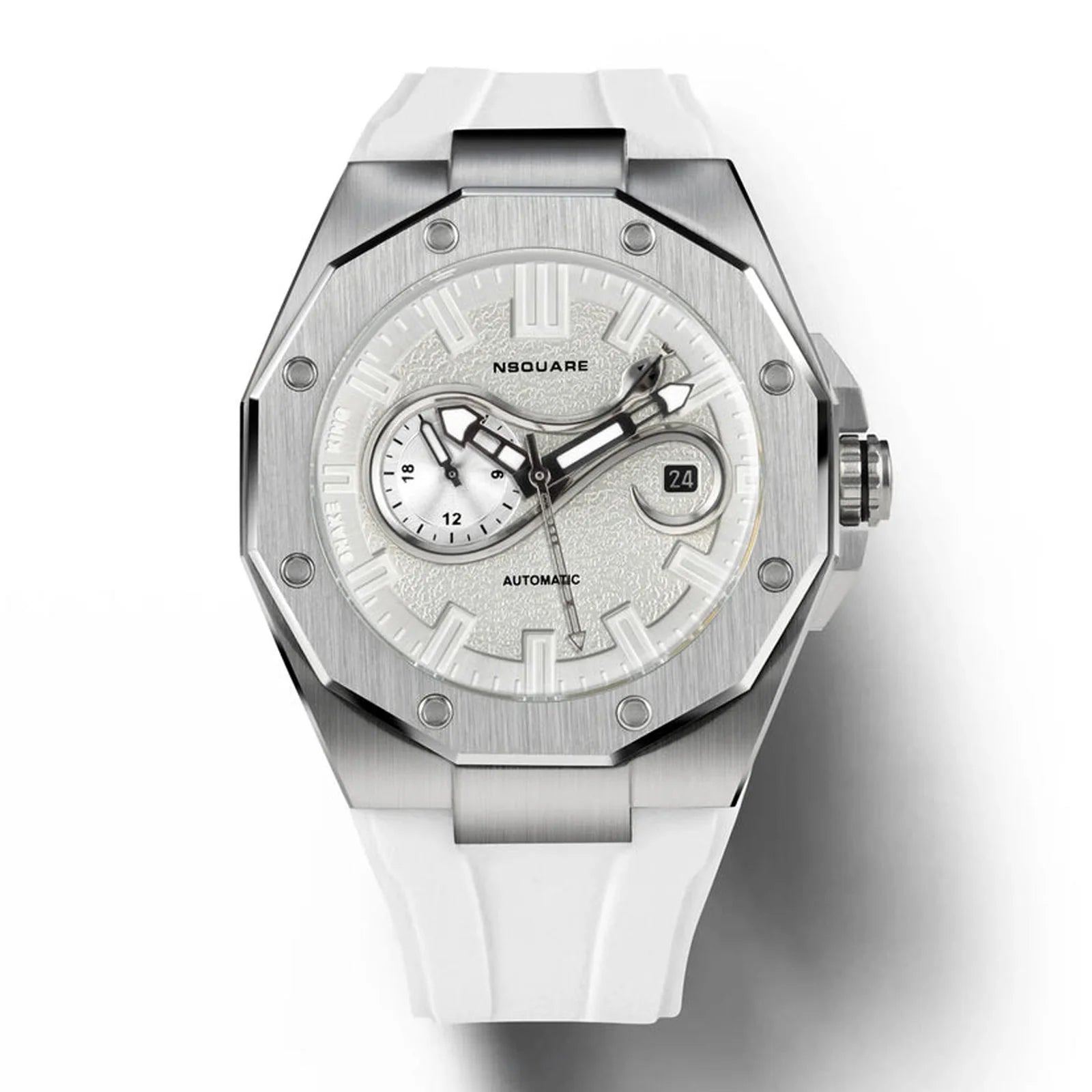 Snake King Automatic 43mm Lunar Silver Limited Edition N28.1 NSquare
