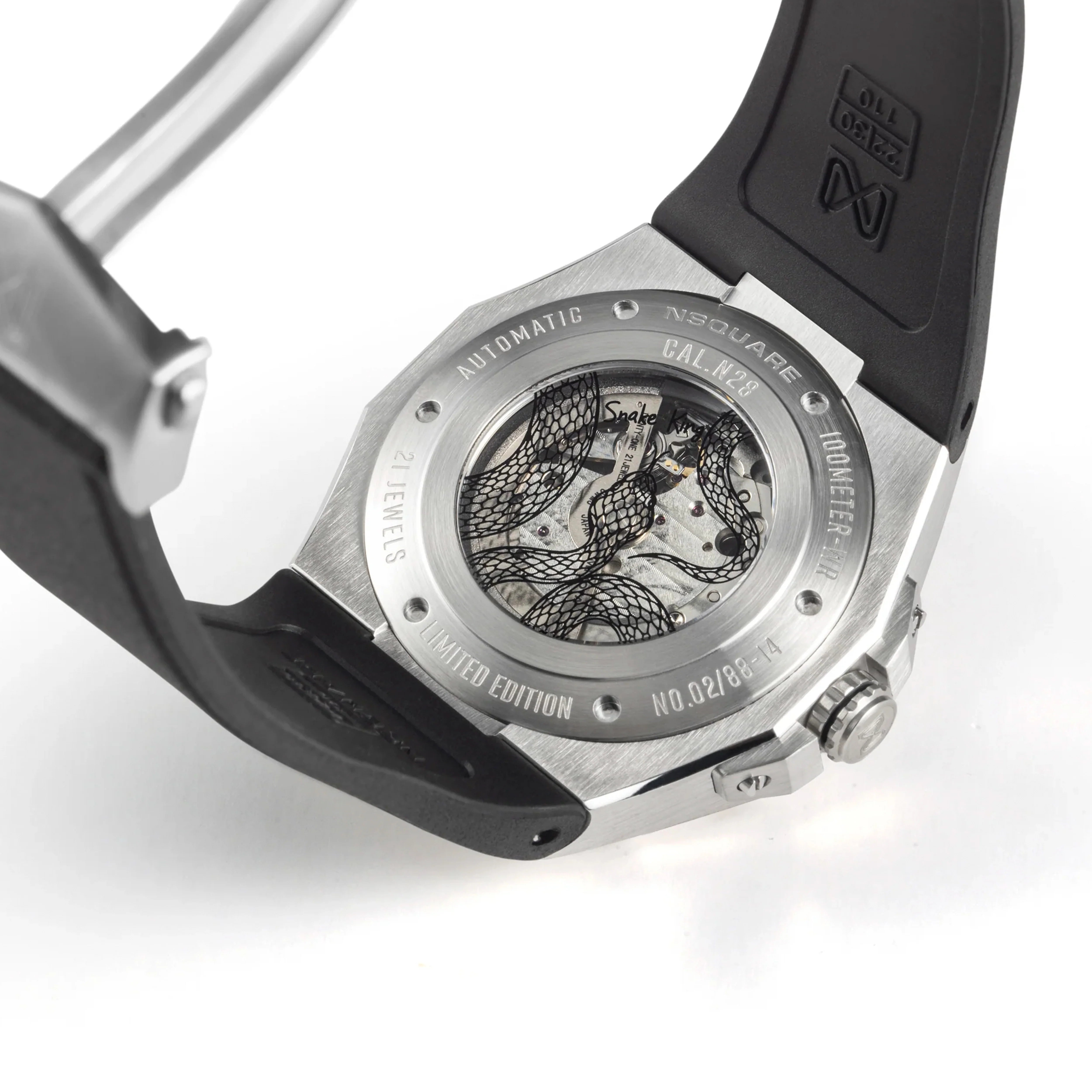 Snake King Automatic 43mm Crimson Punch Limited Edition N28.2 NSquare