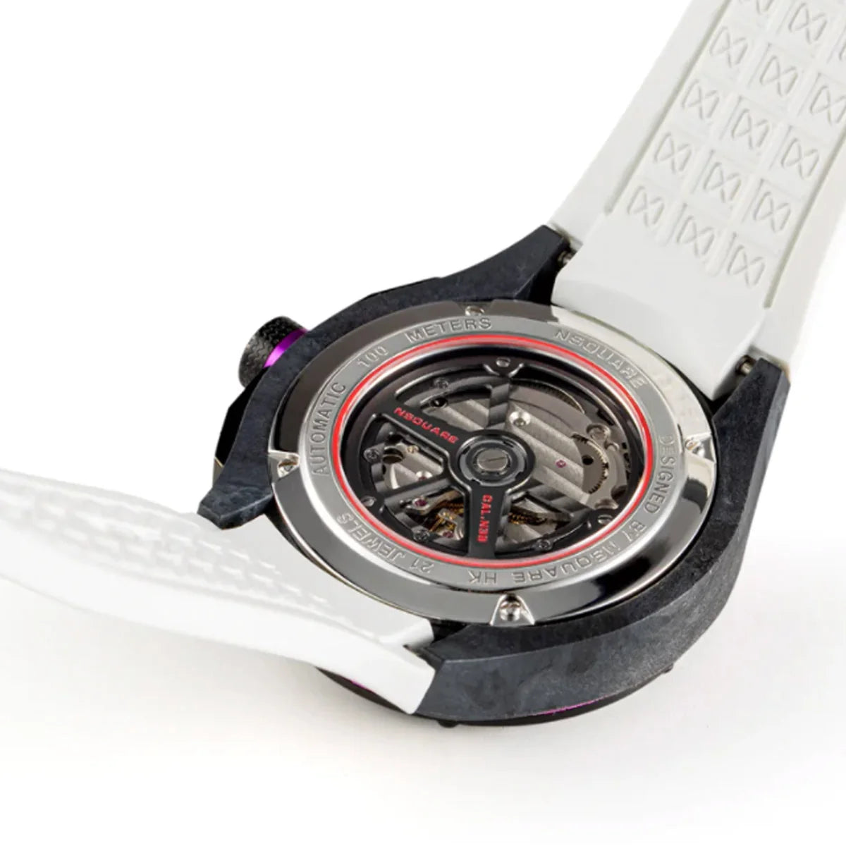 Multicoloured Series Automatic 44mm Active White G0543-N39.3 NSquare
