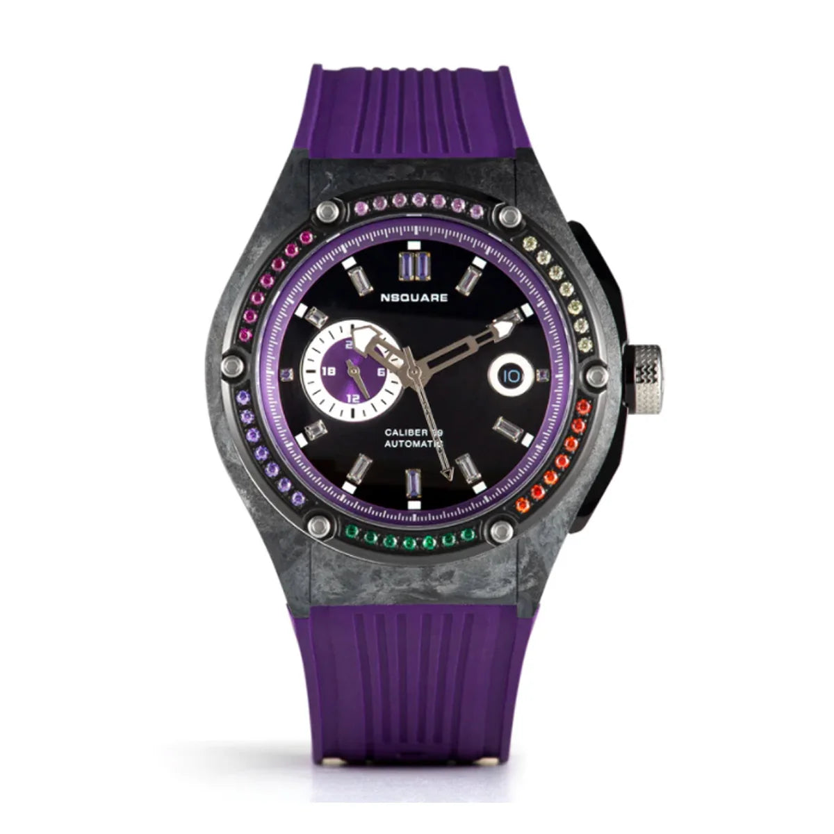 Multicoloured Series Automatic 44mm Brightening Purple G0543-N39.4 NSquare