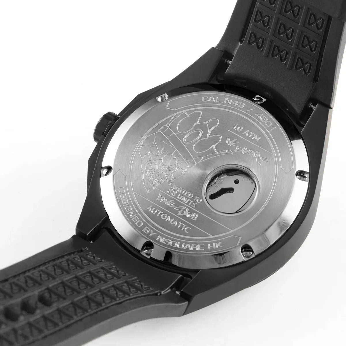 King Skull Automatic Black/Red Limited Edition N43.1 NSquare