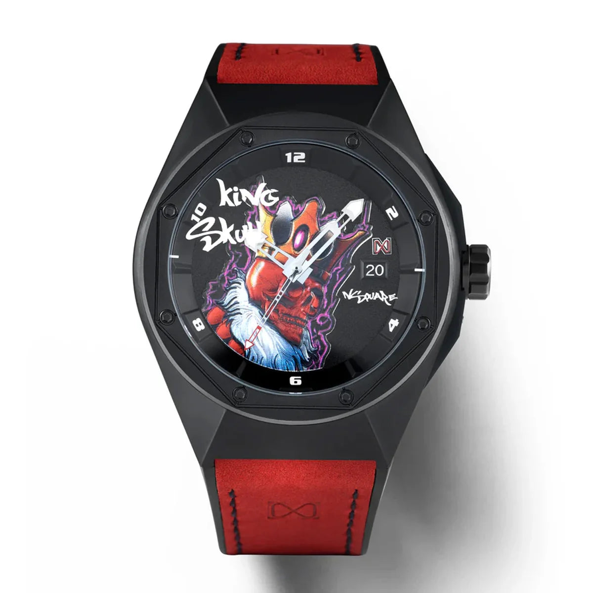 King Skull Automatic Black/Red Limited Edition N43.1 NSquare