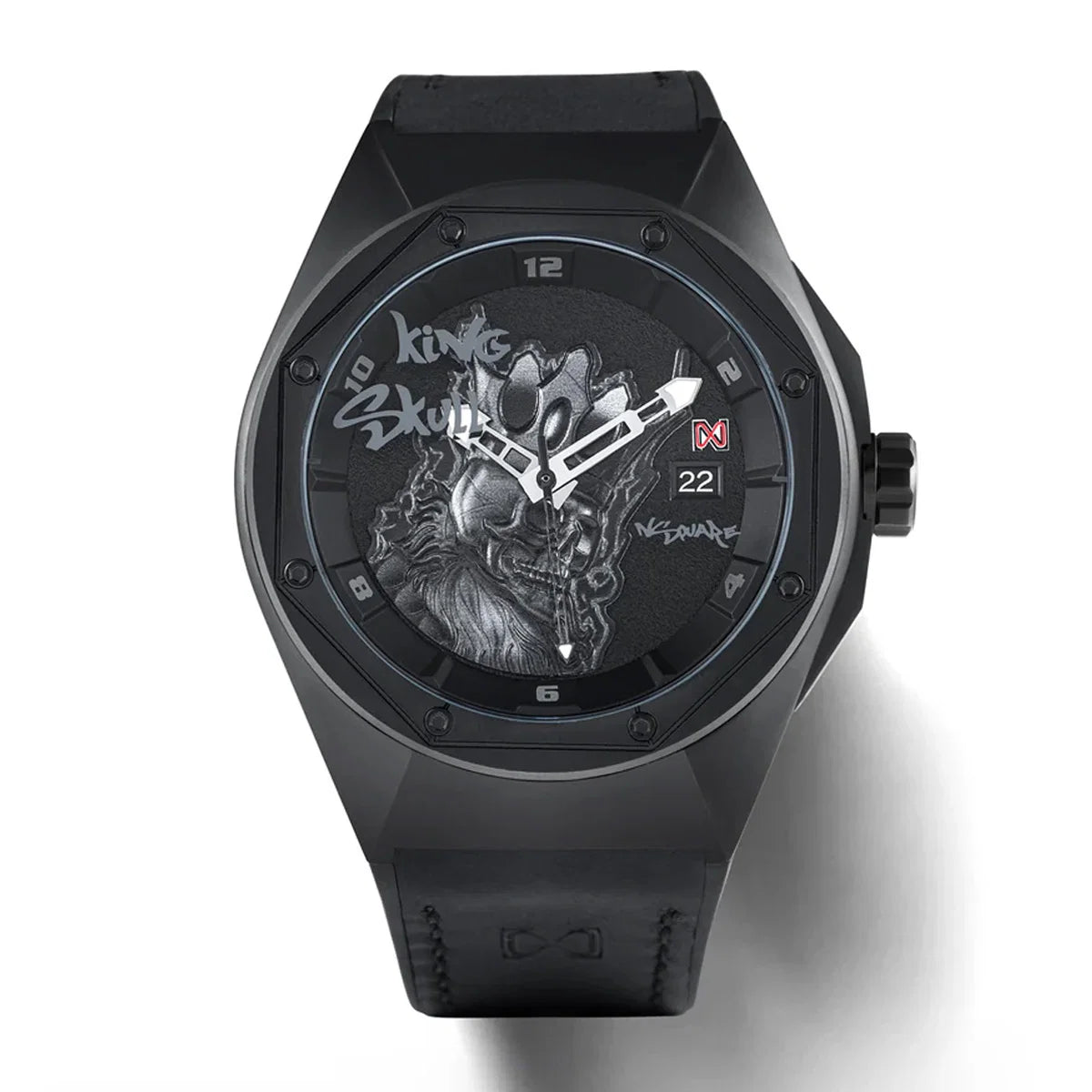 King Skull Automatic All Black Limited Edition N43.2 NSquare