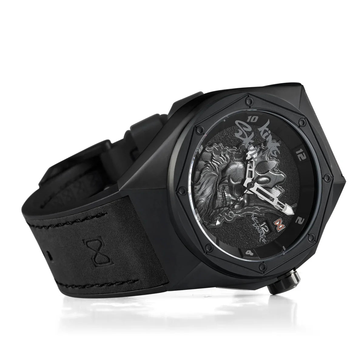 King Skull Automatic All Black Limited Edition N43.2 NSquare
