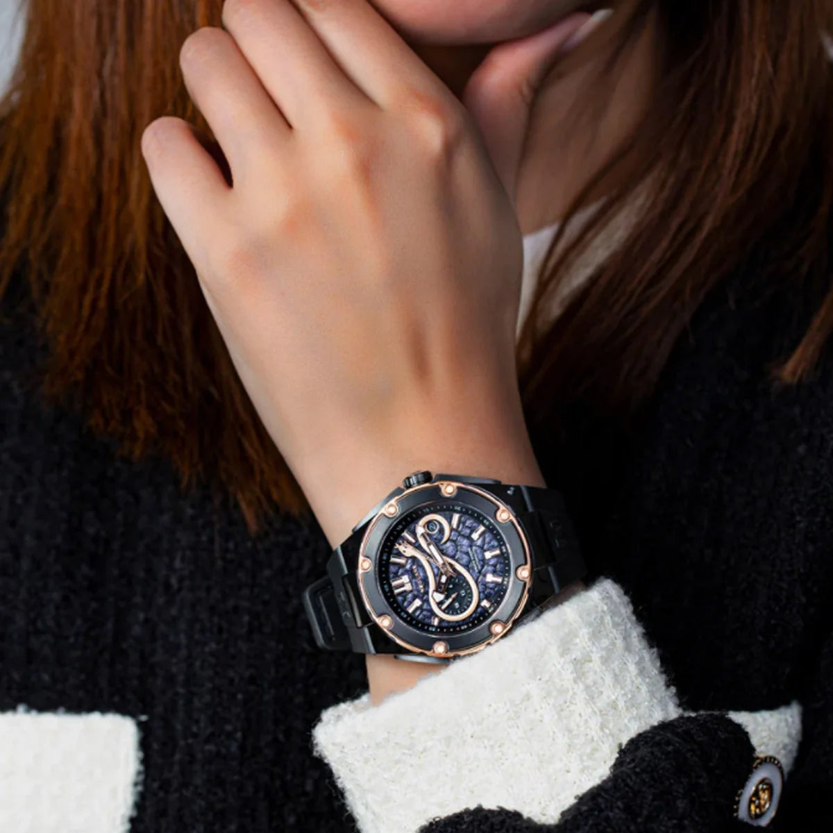 SnakeQueen Automatic 39mm Devil Gold L0472-N48.11 NSquare