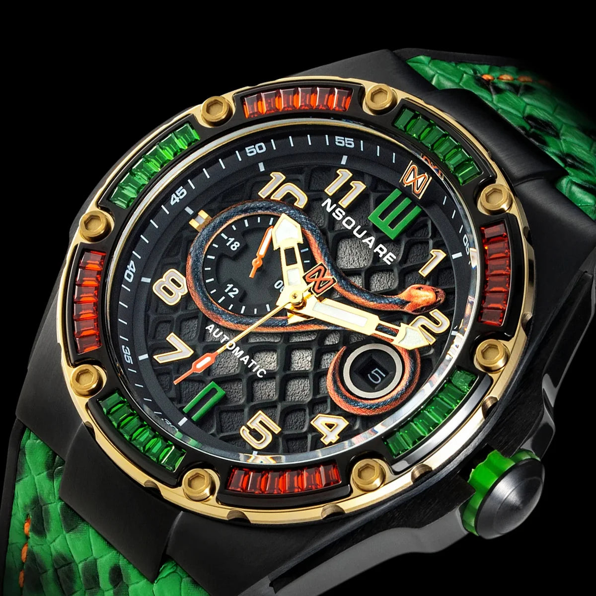 Snake Special Edition Automatic 46mm Aurum Green N51.5 NSquare