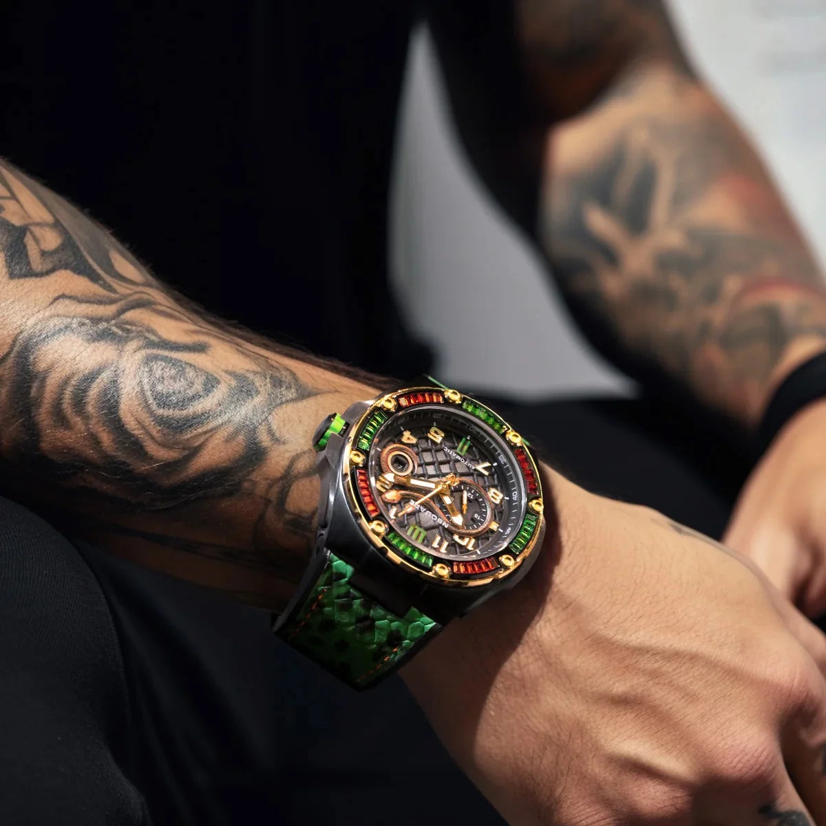 Snake Special Edition Automatic 46mm Aurum Green N51.5 NSquare