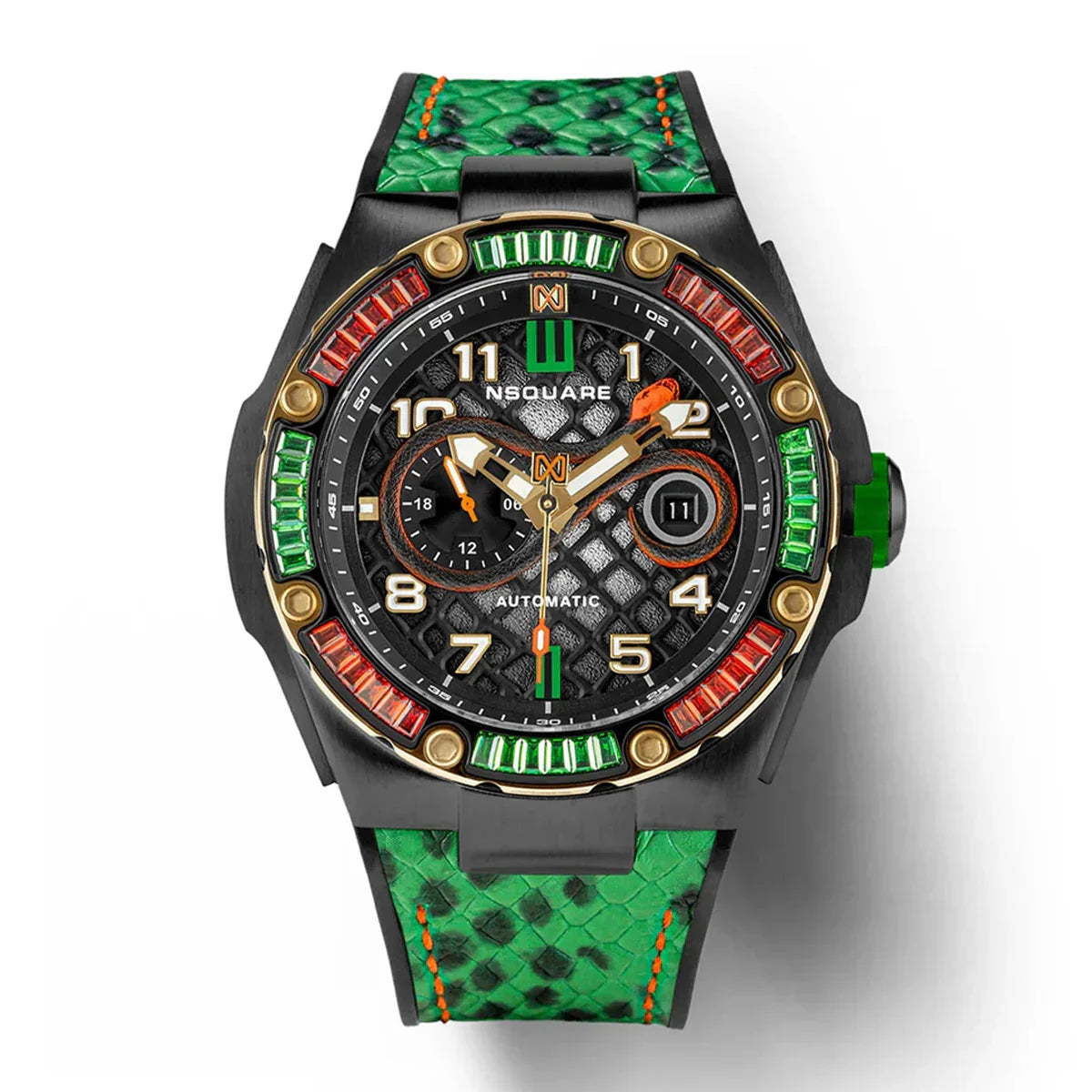 Snake Special Edition Automatic 46mm Aurum Green N51.5 NSquare