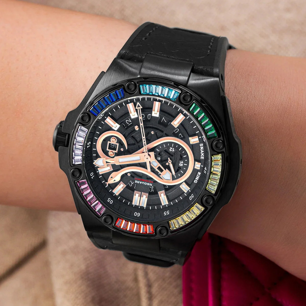 Snake Special Edition Automatic 46mm Rainbow Black N51.8 NSquare