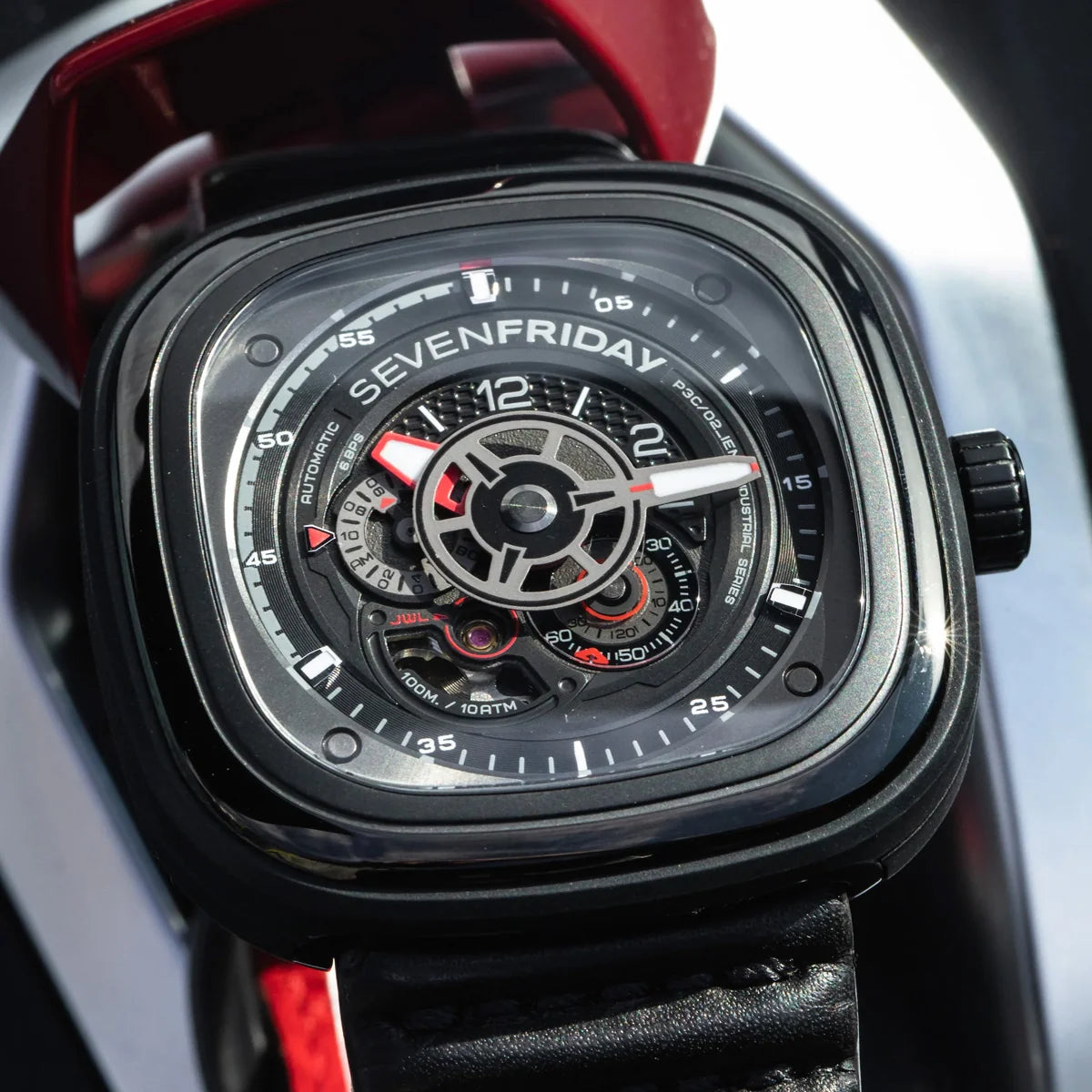 P-series Racer III With Leather Strap P3C/06 SevenFriday