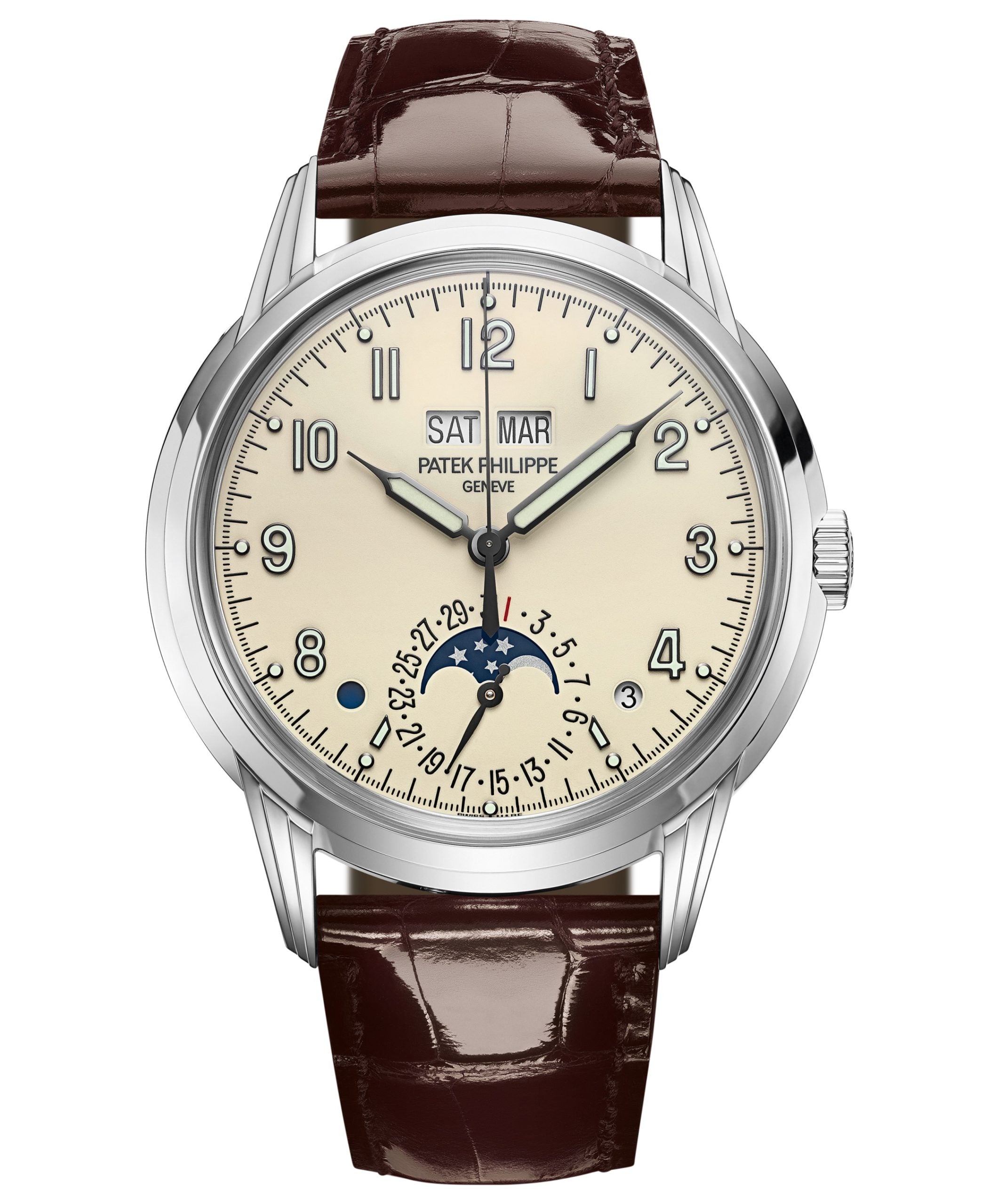 Patek Philippe Grand Complications 5320G-001 Perpetual Calendar Cream Dial 18Kt White Gold