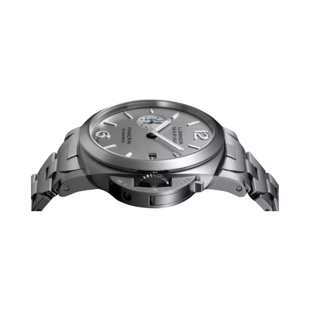Panerai Luminor Marina Pam00977 Silver Arabic/Index Dial &Amp