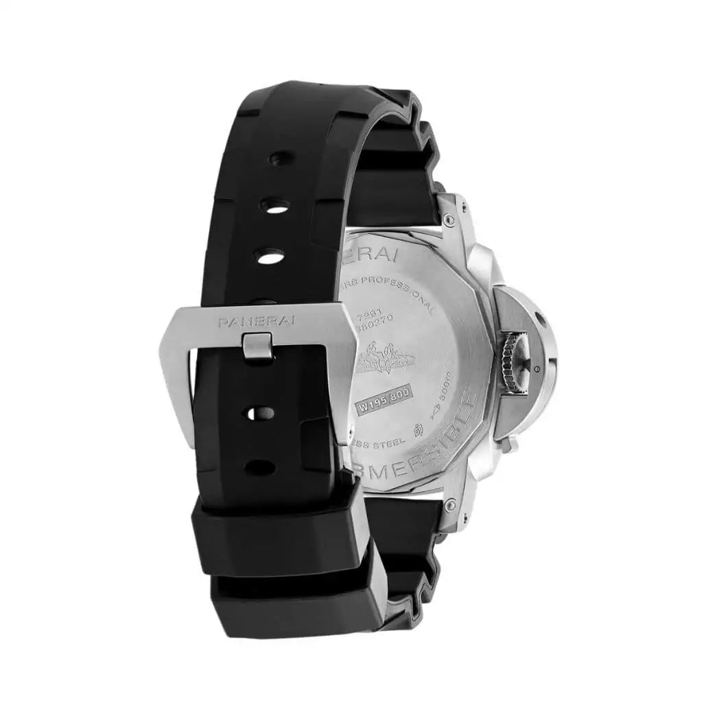 Panerai Luminor Submersible Pam00973 Black Dial 42Mm Stainless Steel Black Rubber Straps Men’S Watch