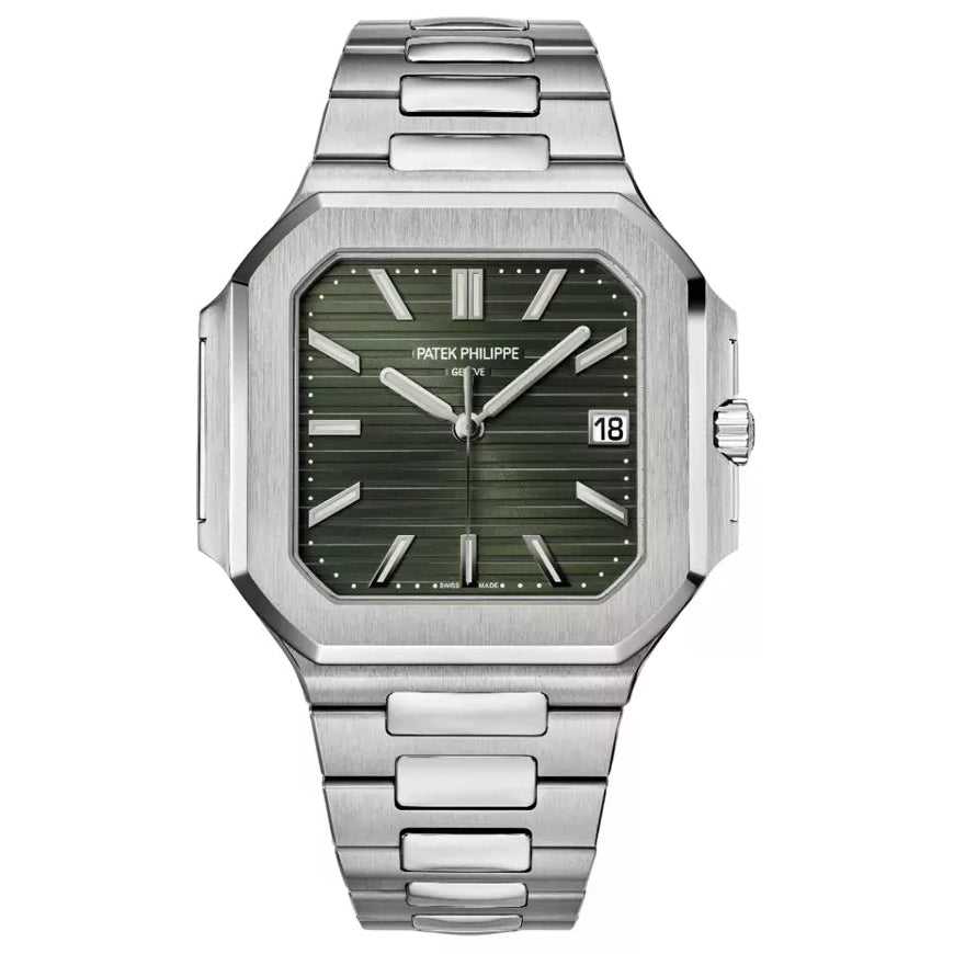 Patek Philippe Cubitus 5821/1A-001 Stainless Steel 45mm Green Dial Men’s Watch