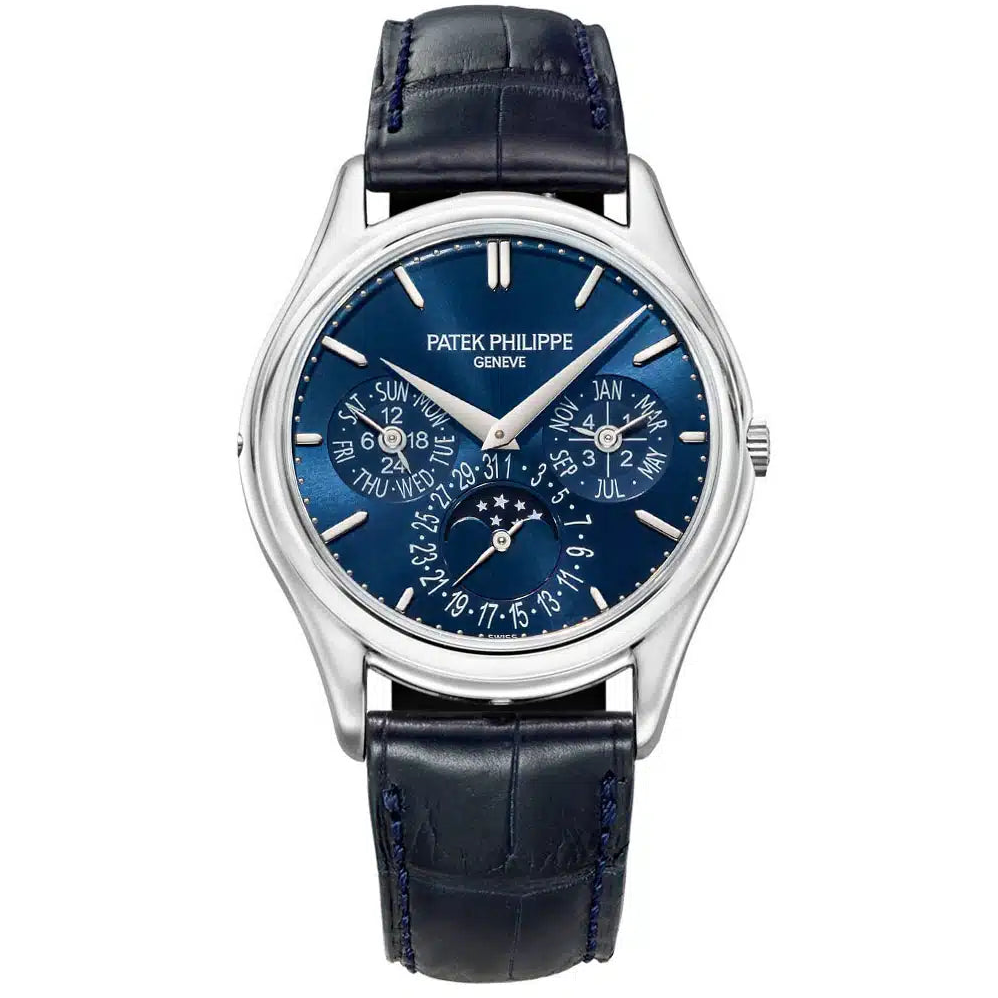 Patek Philippe Grand Complications 5140P-001 Platinum Blue Dial Men’S Watch