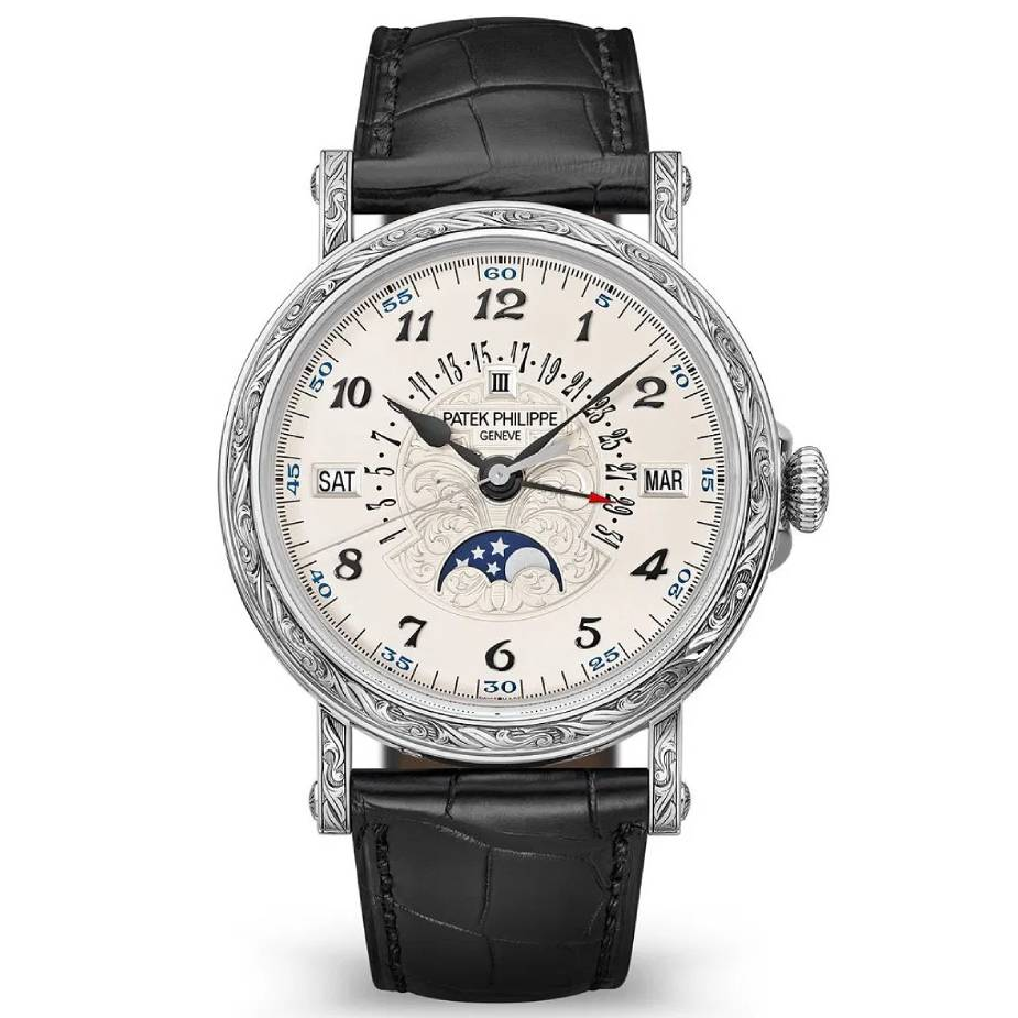 Patek Philippe Grand Complications 5160/500G-001 Perpertual Calendar 18K White Gold Watch
