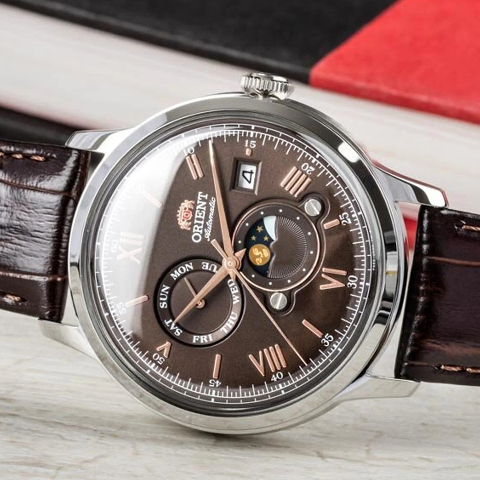 Classic Bambino Sun & Moon RA-AK0804Y30B Orient