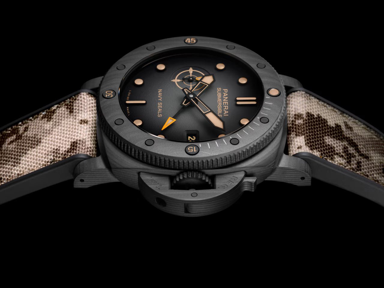 Submersible Navy SEALs GMT 44mm, Carbotech™ PAM01513