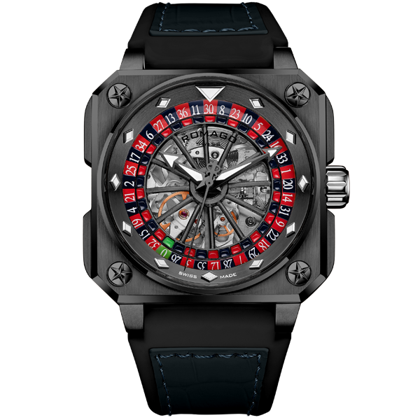 ROULETTE MASTER SKELETON AUTOMATIC - Azzam Watches 
