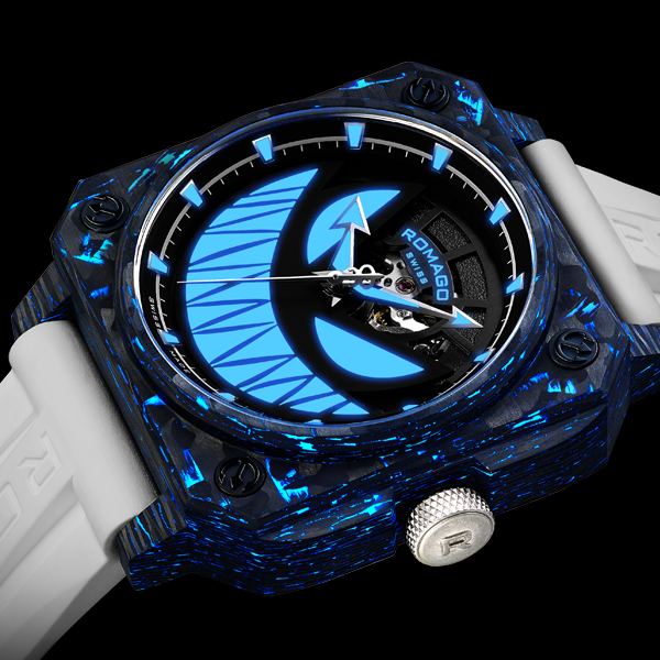 LUMINFUSION CARBON WHITE - Azzam Watches 