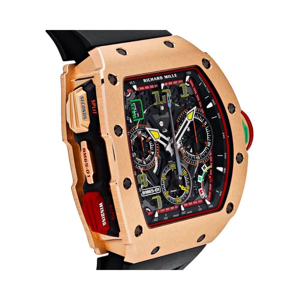 Richard Mille RM 65-01 RG Split-Seconds Chronograph Automatic Winding 18K Rose Gold